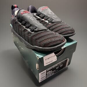 NIKE LEBRON XVI 16 (TD) TODDLER SIZE 10c AQ2468 002 BLACK UNIVERSITY RED